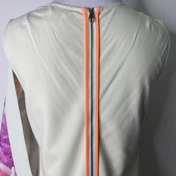 Ted Baker Women's White Floral Sugar Sweet Tunic One Shoulder Mini Dress Size 2 - Picture 11 of 11